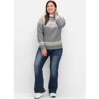 sheego by Joe Browns Strickpullover Strickpullover Langarm mit Norwegermuster