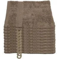 Julie Julsen Waschhandschuh 10-Waschhandschuh-Walnuss-Waschhandschuh 15 x 21 cm, (10-St)