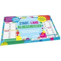 Kylskapspoesi Spiel, Spielblock Stadt-Land-Klugscheisser - Junior Edition - deutsch