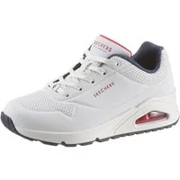 Skechers Uno - Stand on Air Wedgesneaker Freizeitschuh, Halbschuh, Schnürschuh mit feiner Perforation