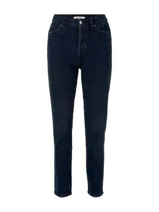 Denim Tom Tailor - Mom fit Jeans dark stone blue black denim - Gr. - 28