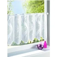 Witt Gardine Fensterbehang, Durchzuglöcher, halbtransparent, Fensterbehang
