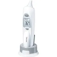 Infrarot-Fieberthermometer FT 58 silber/weiß, Ohrthermometer
