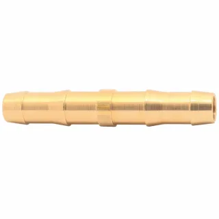 ELMAG Schlauchverbindungsrohr für 6 mm Schlauch, Messing - 42370