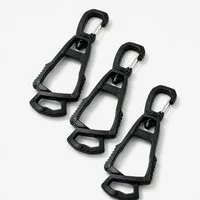 StellarLuma Arbeitshandschuh-Set Karabinerhaken Handschuhe Clips Halterung Arbeitshandschuhe 3er Set (3er Set) 3er Set Handschuhhalter Clips mit Karabiner für Arbeit und Outdoor