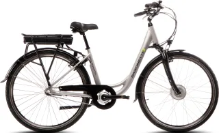 SAXONETTE "Advanced Plus" 3 Gang Shimano SHIMANO Nexus Schaltwerk Nabenschaltung Frontmotor 250 W mit Akku-Ladegerät u. integr. Rahmenschloss, Pedelec, Elektrofahrrad für Damen u. Herren