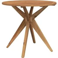 vidaXL Gartentisch Gartentisch Rund Ø85x75 cm Massivholz (1-St)