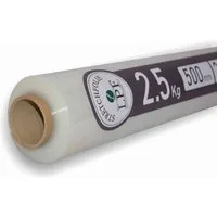 LPF dieLUFTPOLSTERFOLIE Schutzfolie 1x Stretchfolie Wickelfolie transparent 2,5Kg, Breite 500mm