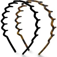 FOUORTUNATE-BEE Haarreif Anti-Rutsch Haarreifen Damen 2er Set – Leicht & bequem, Zahn-Haarbänder als modisches Accessoire für Alltag & Feste