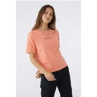 O'Neill T-Shirt O'NEILL BOXY BACK PRINT T-SHIRT sportliche Passform, lockerer Schnitt, aus Baumwolle