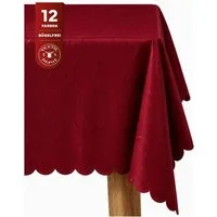 texpot Tischdecke Ranken Schnörkel glänzend bügelfrei fleckabweisend (1-tlg)
