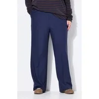Studio Untold Schlupfhose Hose Straight Wide Legs Seitenstreifen