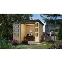 Karibu Gartenhaus Jupiterino 2, in verschiedenen Farben, BxT: 228,5x235 cm, Made in Germany