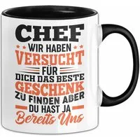 Trendation Tasse Chef Geschenk Tasse Wir Haben Versucht Das Beste Geschenk Für Dich Zu
