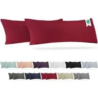 BARBONS Kissenbezug 100% Baumwolle Kissenbezug, weiche Kopfkissenbezug, Kissenhülle, (2 Stück), 165 g/m², Jersey