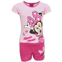 Disney Print-Shirt Disney Minnie Maus Kinder Mädchen Sommerset Shorts plus T-Shirt 100% Baumwolle, Gr. 98 bis 128