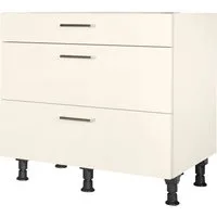 nobilia® Unterschrank "Touch", vormontiert, mit höhenverstellbaren Sockelfüßen, in den Breiten 30, 45, 60 und 90 cm, mit Schubkasten und Auszügen