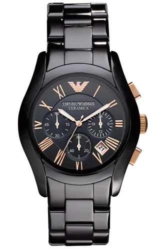 Emporio Armani Herren-Keramik-Chronographenuhr AR1410
