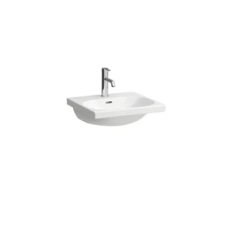 Laufen Lua Waschtisch H8100810001041 50x46cm, unterbaufähig, weiß, mit Überlauf, mit 1 Hahnloch