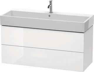Duravit L-Cube Waschtischunterbau wandhängend Weiß Hochglanz 1184x459x544 mm - LC627908585 LC627908585