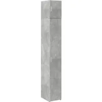 vidaXL Sideboard Hochschrank Schmal Betongrau 30x42,5x225 cm Holzwerkstoff (1 St)