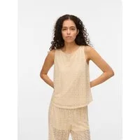 Vero Moda Spitzentop VMMAYA TANK TOP JRS VO Materialmix, regular fit