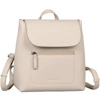 TOM TAILOR Rucksack Elis, aus weich gekörntem Lederimitat und feinem Logo