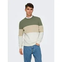 ONLY & SONS Rundhalspullover ONSREX LIFE REG 12 CREW KNIT