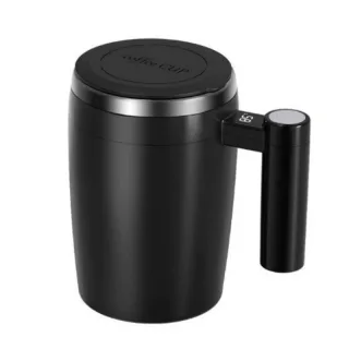 Comfook 400ml USB Rechargeable Automatic Mixing Cup 7000rpm Motor with LCD Digital Display For Coffee Milk Grain Oat Mag