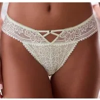 LASCANA String mit edlem Cut-Out aus floraler Jacquardspitze