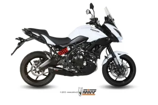 Sport Auspuff Komplettanlage MIVV Suono Black Kawasaki 650 Versys Bj.2015-2020 LE650E EURO4 +ABE