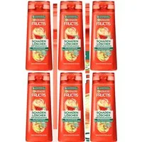 GARNIER Haarshampoo Garnier Fructis Schadenlöscher Shampoo, Set, 6-tlg., Repariert Haarschäden