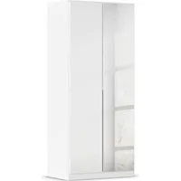 OTTO home Drehtürenschrank Kleiderschrank Kleiderschränke Schrank Garderobe AGORDO mit Glasfront (in zwei Griff-Farben, Breiten 91-405 cm) durchdachte Innenausstattung, in 8 Breiten und 2 Höhen MADE IN GERMANY