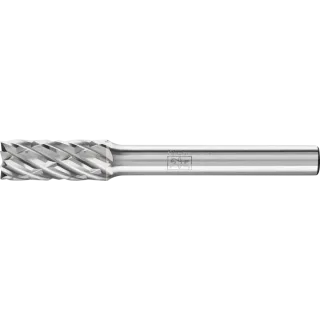 PFERD TOOLS Hartmetall Hochleistungsfrässtift STEEL Zylinder ZYAS stirnverzahnt Stahl - 21100387