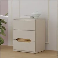 FORTE Nachtkommode, B/H/T 50,4/63,5/41,5 cm Nako passend zum Boxspringbett