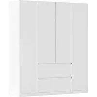 rauch Drehtürenschrank Schrank Garderobe MAINZ Breiten 91/136/181/226/271/315/360, Höhe 210cm (3 verschiedene Ausstattungen BASIC/CLASSIC/PREMIUM (inkl. SOFT-CLOSE) grifflose Front, Außentüren mit Push-to-Open Funktion MADE IN GERMANY