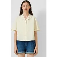 QS Kurzarmbluse Bluse Vichy Karo-Bluse