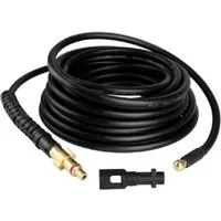 Trade-Shop Hochdruckschlauch passend für Kärcher K2, K3, K4, K5, K6, K7 Hochdruckreiniger, inkl. Rohrreinigungsdüse und Bajonett-Adapter / Schlauchlänge: 15m