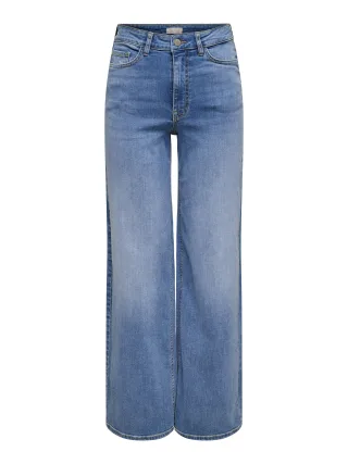 JDY - JDYFELINA-FINA HW WIDE MED BLUE DNM NOOS Medium Blue Denim - Gr. - 34