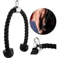 ISO TRADE Trizepsseil Kraftsportseil Seilzug (Spar-Set, 1-tlg., Homegym), Seil für Trizeps