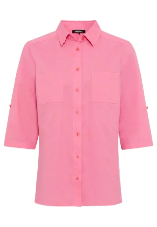 Olsen - Blouse Woven Long Sleeves raspberry - Gr. - 44
