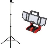 Professional Akku-Lampe TP-CL 18/3000 Li Set - Solo, 18Volt, Baustrahler rot, ohne Akku und Ladegerät, inkl. Stativ
