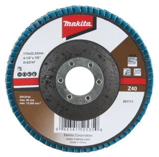 Makita Fächerschleifscheibe 115 mm Z40 - D-63747