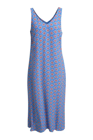 Smith&Soul - V-neck Strap Dress indigo print - Gr. - S