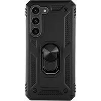 Traumhuelle Handyhülle RING HÜLLE Armor Handy Outdoor Case Standfunktion Finger-Halterung 5G, Cover für magnetische KFZ Halterung Shield Bumper 360° drehbarer Ring
