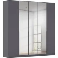 OTTO home Drehtürenschrank Kleiderschrank Schrank Garderobe AGORDO mit Dekor- oder Hochglanzfront (in zwei Griff-Farben, Breiten 91-405 cm) durchdachte Innenausstattung, in 8 Breiten und 2 Höhen MADE IN GERMANY