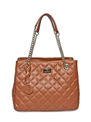Isabella Rhea Braun Rindsledertasche