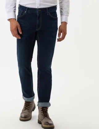 Brax Herren Five-Pocket-Hose Style CHUCK, denim blau, Gr. 33/34