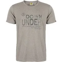 ROADSIGN australia T-Shirt Great RS (1, 1-tlg., 1) mit sportivem Charakter & melierter Optik für entspannte Herbsttage