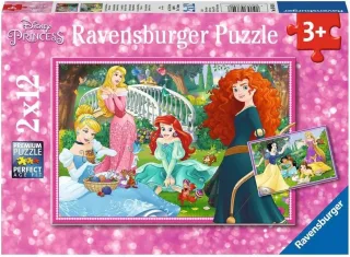 Ravensburger Puzzle 07620 - Disney Prinzessinnen [2x 12 Teile]